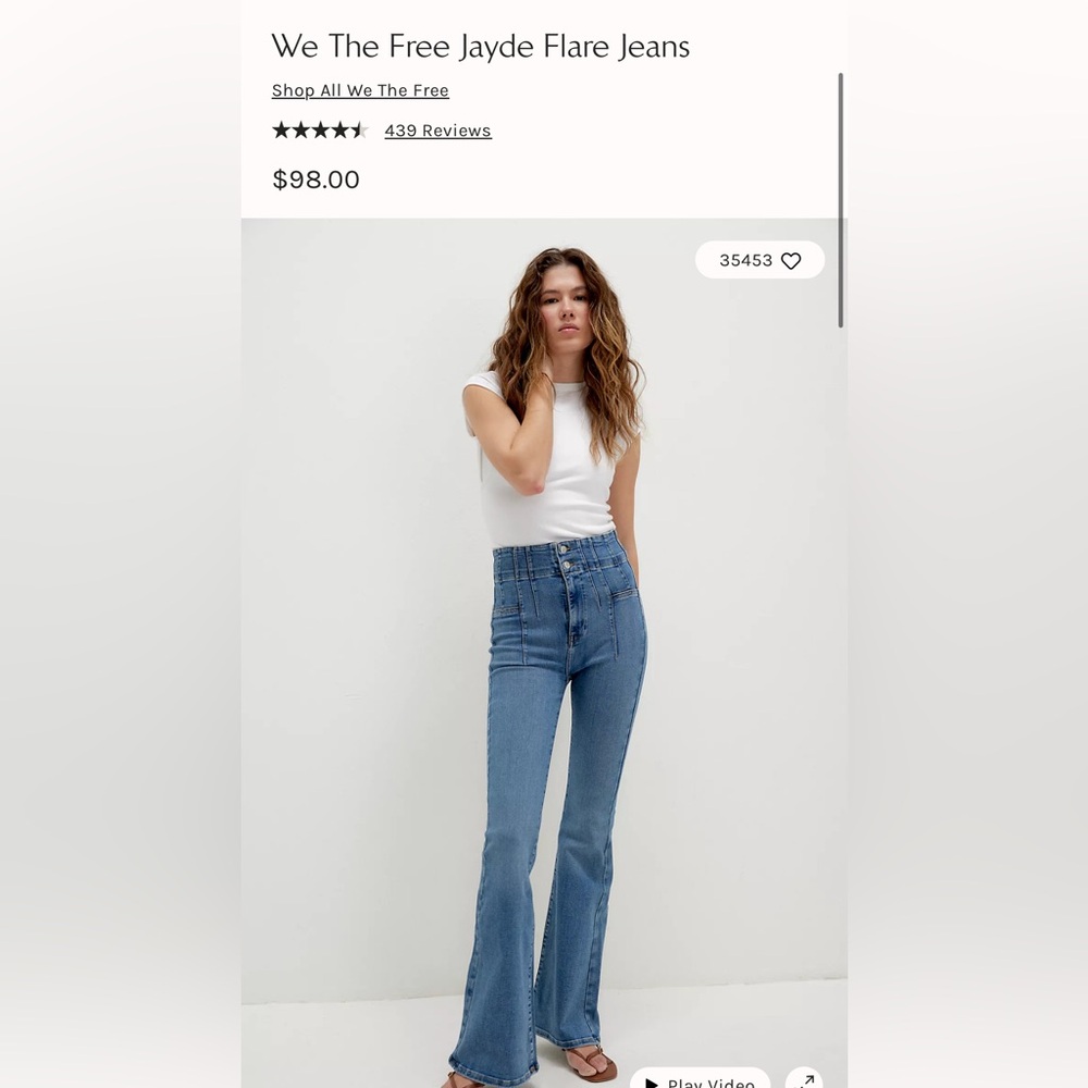 We The Free High Rise Jayde Flare Jeans